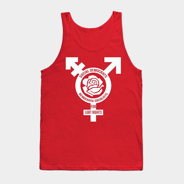 Social Democrats & Democratic Socialists for LGBT rights Tank Top by Mahboison